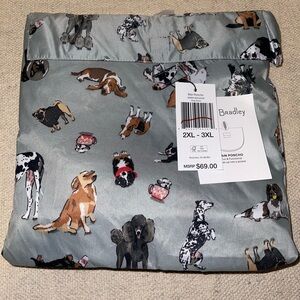 Vera Bradley Rain Poncho - Dog Show - 2XL/3XL - NWT